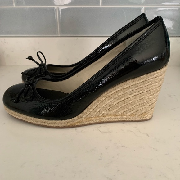 COACH Ireland patent wedge - size 8 - Picture 4 of 7